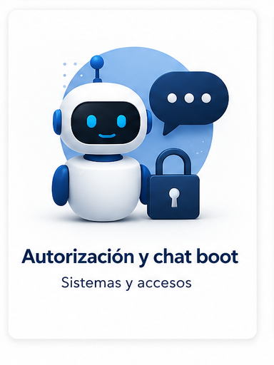 Autorización y chat boot